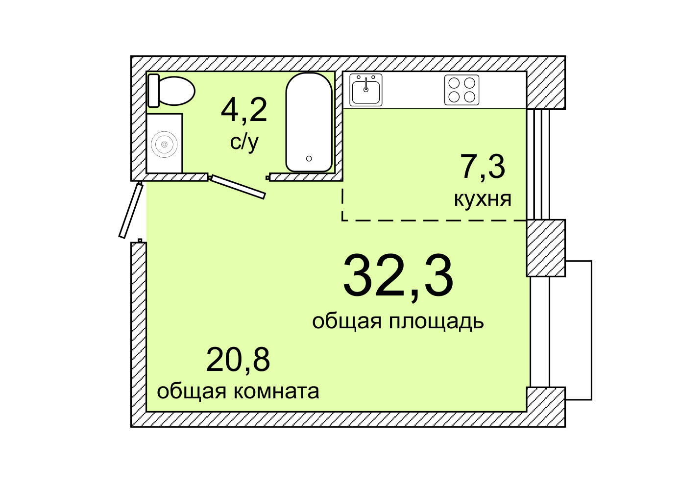 План жилого комплекса