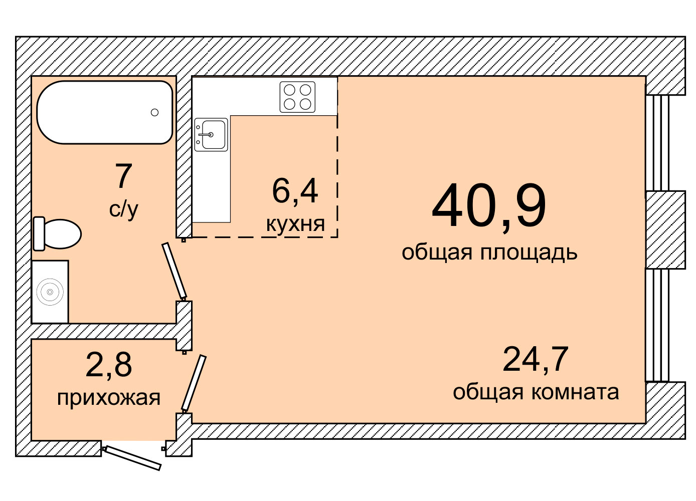 План жилого комплекса